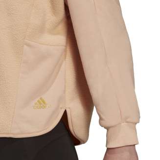 ADIDAS ESSENTIALS GOLDEN LOGO ΦΟΥΤΕΡ ΓΥΝΑΙΚΕΟ ΜΠΕΖ-ΧΡΥΣΟ