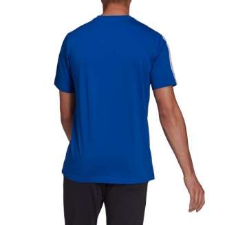 ADIDAS ESSENTIALS 3-STRIPES TEE ΜΠΛΕ-ΛΕΥΚΟ