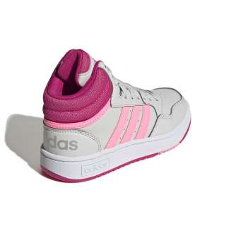 ADIDAS HOOPS MID 3.0 ΓΚΡΙ ΑΠΑΛΟ-ΡΟΖ-ΛΕΥΚΟ