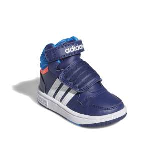 ADIDAS HOOPS MID 3.0 AC I ΜΠΛΕ-ΛΕΥΚΟ