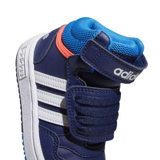 ADIDAS HOOPS MID 3.0 AC I ΜΠΛΕ-ΛΕΥΚΟ