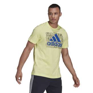 ADIDAS DOODLE LOGO GRAPHIC T-SHIRT ΚΙΤΡΙΝΗ