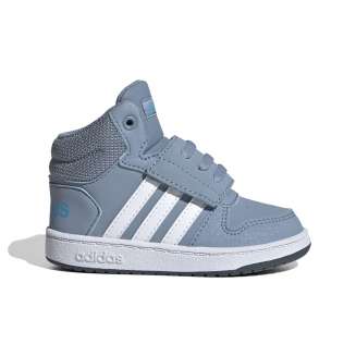 Adidas Hoops 2.0 Mid ΓΑΛΑΖΙΟ-ΛΕΥΚΟ