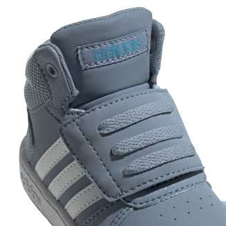 Adidas Hoops 2.0 Mid ΓΑΛΑΖΙΟ-ΛΕΥΚΟ