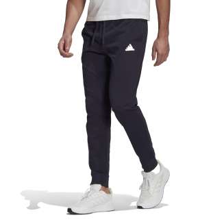 Adidas Essentials Single Παντελόνι Φόρμας με Λάστιχο Navy Μπλε
