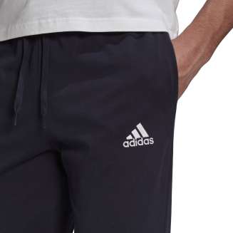 Adidas Essentials Single Παντελόνι Φόρμας με Λάστιχο Navy Μπλε