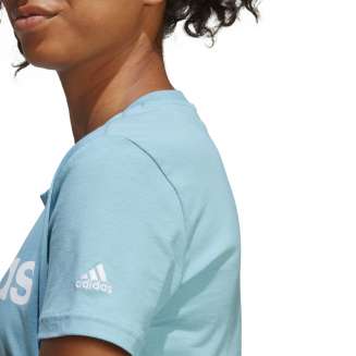 ADIDAS ESSENTIALS SLIM LOGO ΓΥΝΑΙΚΕΙΟ TSHIRT, ΓΑΛΑΖΙΟ