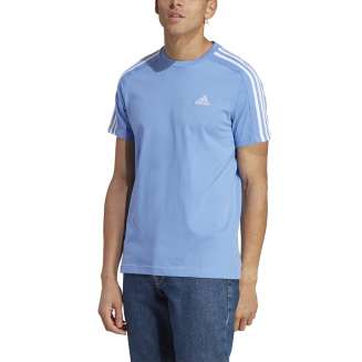 ADIDAS M 3S SJ T, ΑΝΤΡΙΚΟ T-SHIRT, ΓΑΛΑΖΙΟ-ΛΕΥΚΟ