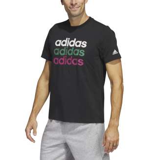 ADIDAS Multi Linear Sportswear T-shirt,ΜΑΥΡΟ