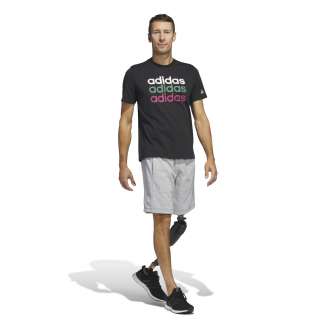 ADIDAS Multi Linear Sportswear T-shirt,ΜΑΥΡΟ