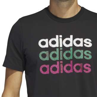 ADIDAS Multi Linear Sportswear T-shirt,ΜΑΥΡΟ