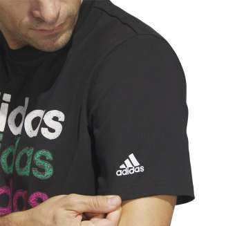 ADIDAS Multi Linear Sportswear T-shirt,ΜΑΥΡΟ