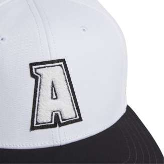 ADIDAS SNAPBACK VARSIT,ΚΑΠΕΛΟ ΑΣΠΡΟ-ΜΑΥΡΟ