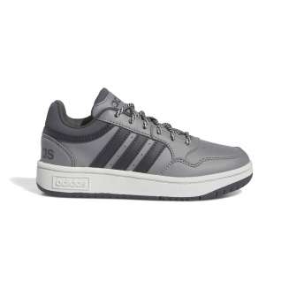 ADIDAS HOOPS 3.0 K, ΓΚΡΙ-ΜΑΥΡΟ