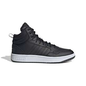 ADIDAS HOOPS 3.0 MID, ΜΑΥΡΟ-ΑΣΠΡΟ