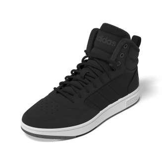 ADIDAS HOOPS 3.0 MID, ΜΑΥΡΟ-ΑΣΠΡΟ