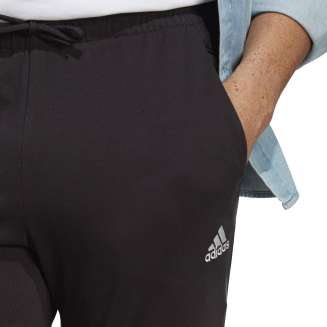 ADIDAS Single Jersey Tapered Elasticized,ΜΑΥΡΟ-ΛΕΥΚΟ