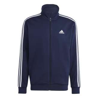 ADIDAS Basic 3-Stripes, Ανδρικό Σετ Φόρμες με Λάστιχο, Φλις ΜΠΛΕ