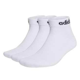 ADIDAS Linear, 3ΖΕΥΓΗ ΚΑΛΤΣΕΣ ΑΣΤΡΑΓΑΛΟΥ,ΛΕΥΚΕΣ,N0 40-42