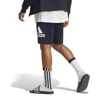 ADIDAS Essentials Big Logo French Terry, ΜΠΛΕ-ΑΣΠΡΟ ΤΥΠΩΜΑ