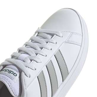 ADIDAS GRAND COURT BASE 2.,ΛΕΥΚΟ-ΑΣΗΜΙ-ΠΡΑΣΙΝΟ