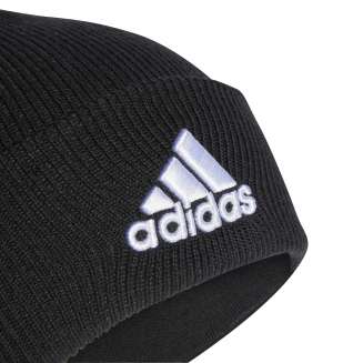 ADIDAS LOGO BEANIE ΣΚΟΥΦΟΣ ΠΛΕΚΤΟΣ,ΜΑΥΡΟ