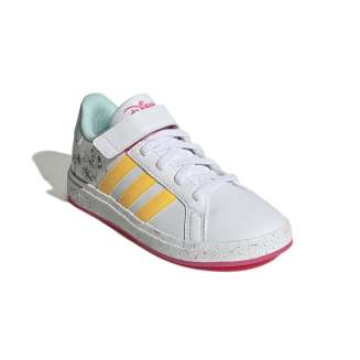 ADIDAS GRAND COURT MINNIE ΛΕΥΚΟ-ΓΑΛΑΖΙΟ-ΚΙΤΡΙΝΟ-ΦΟΥΞΙΑ