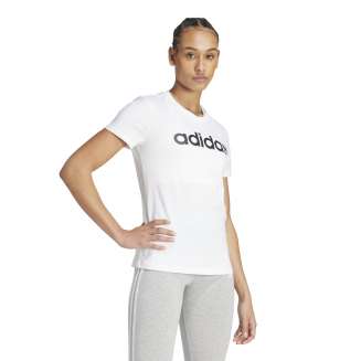 ADIDAS T-SHIRT W LIN T WHITE/BLACK