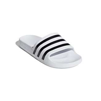 ADIDAS Adilette Aqua Slides ΛΕΥΚΟ-ΜΑΥΡΟ