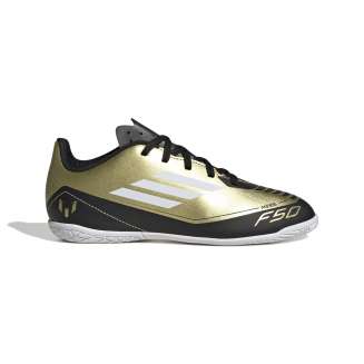 ΥΠΟΔ. ADIDAS ΠΟΔ/ΚΟ F50 CLUB IN J MESSI GOLDMT/FTWWHT/CBLACK