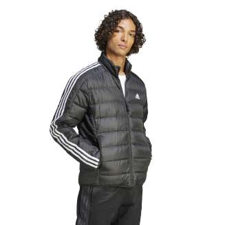 Essentials 3-Stripes Light Down Jacket BLACK