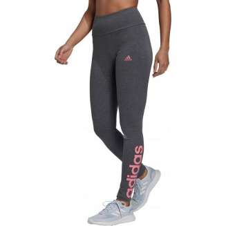 Adidas Essentials Γυναικείο Κολάν Ψηλόμεσο Γκρι-Ροζ