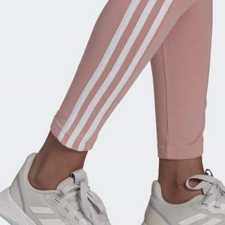 ADIDAS LOUNGEWEAR Essentials 3-Stripes ΡΟΖ-ΛΕΥΚΟ