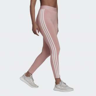 ADIDAS LOUNGEWEAR Essentials 3-Stripes ΡΟΖ-ΛΕΥΚΟ